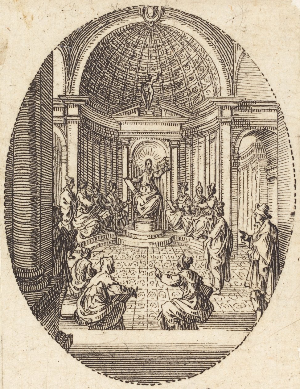 Kristus mezi lékaři od Jacques Callot