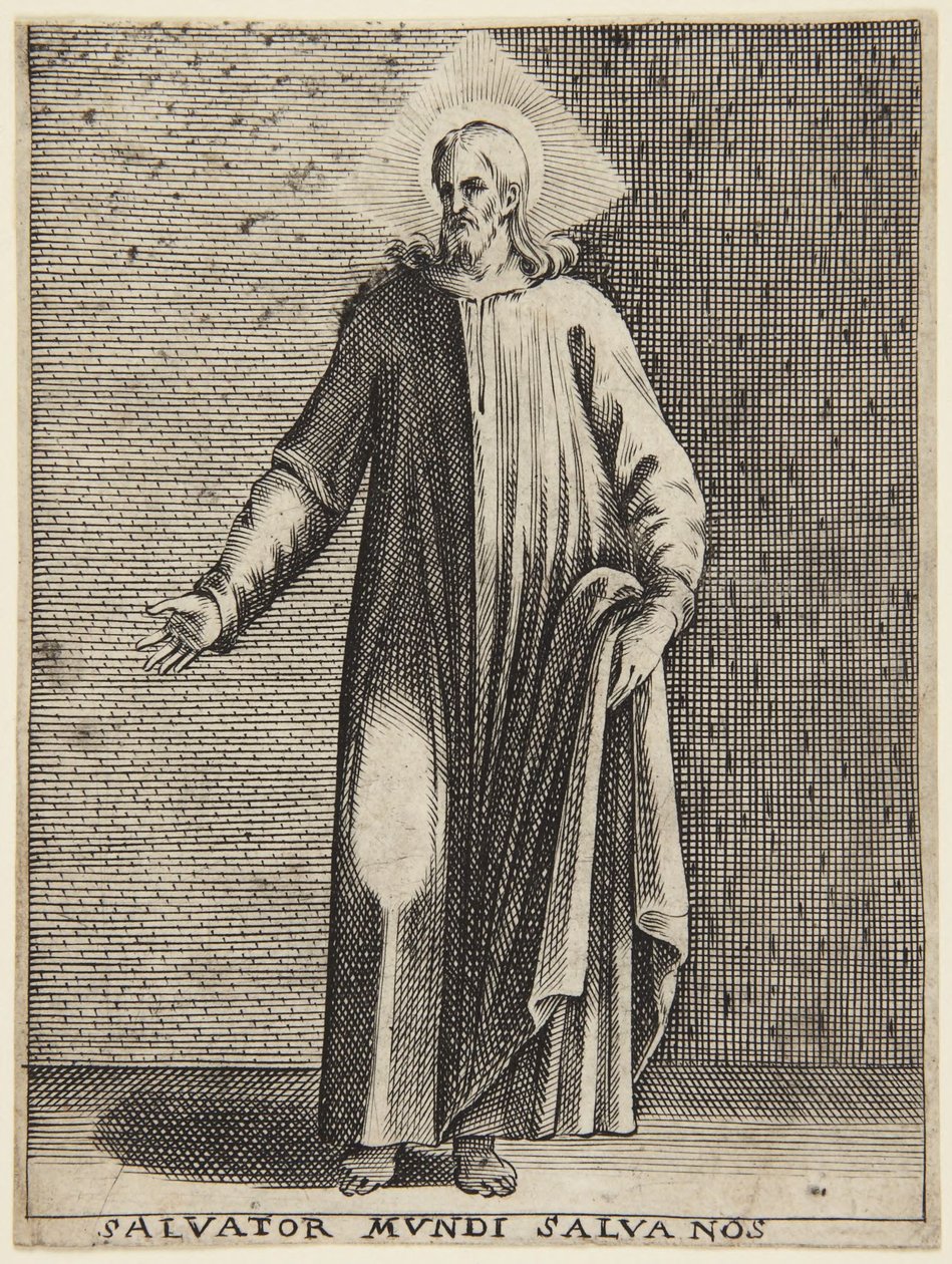 Kristus jako Spasitel světa od Jacques Callot
