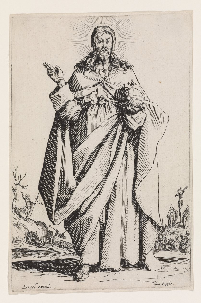 Kristus z Les Grands Apôtres (Velcí apoštolové), 1631 od Jacques Callot