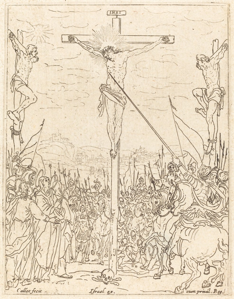 Kristus na kříži od Jacques Callot