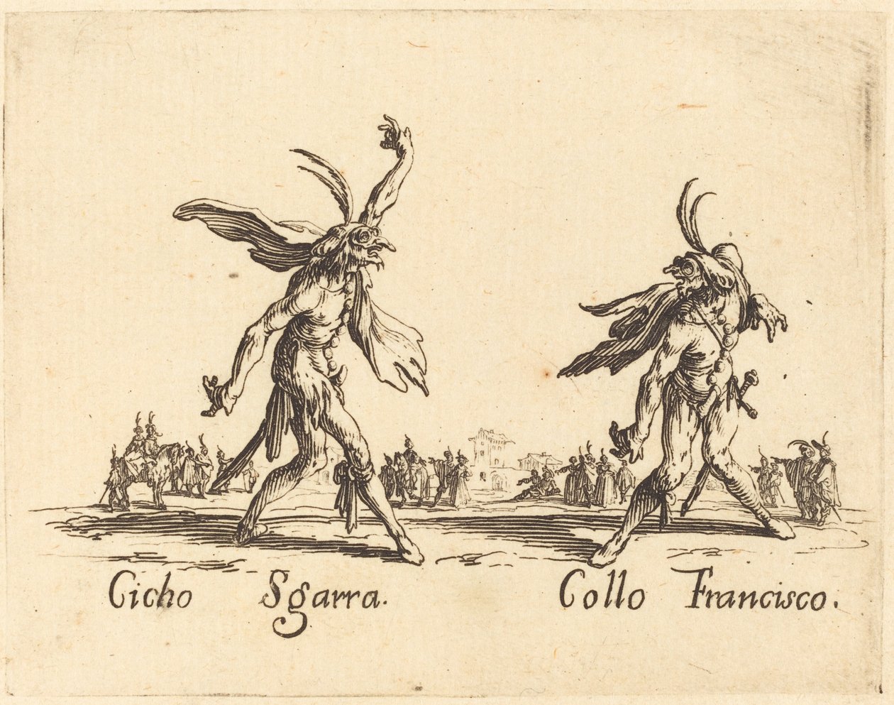 Cicho Sgarra a Collo Francisco od Jacques Callot