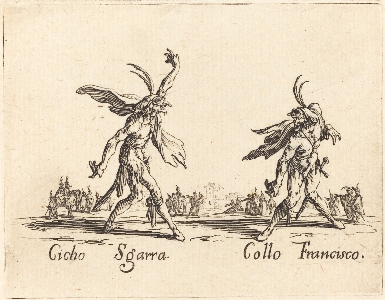 Cicho Sgarra a Collo Francisco od Jacques Callot