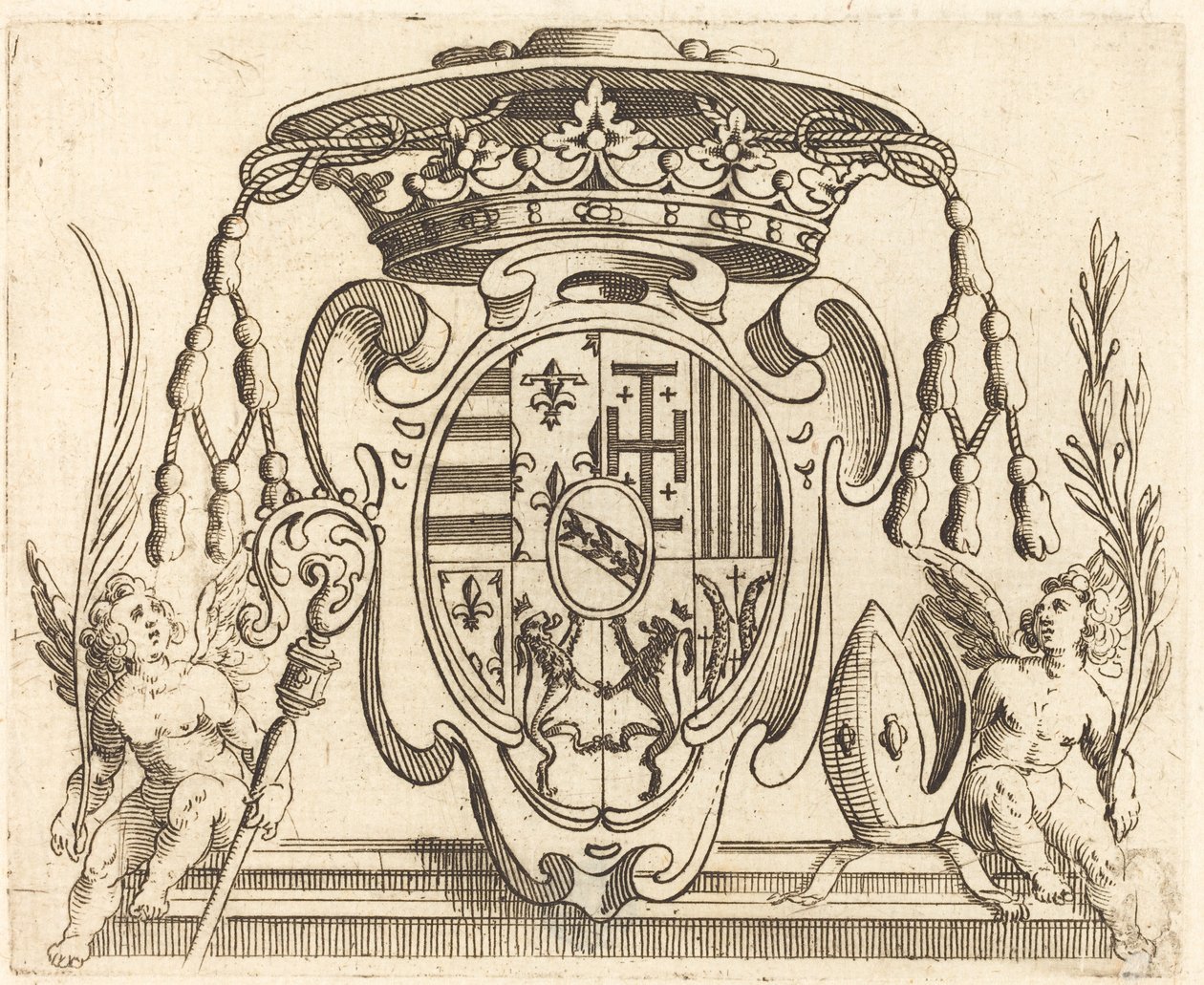 Erb Mikuláše Františka Lotrinského od Jacques Callot