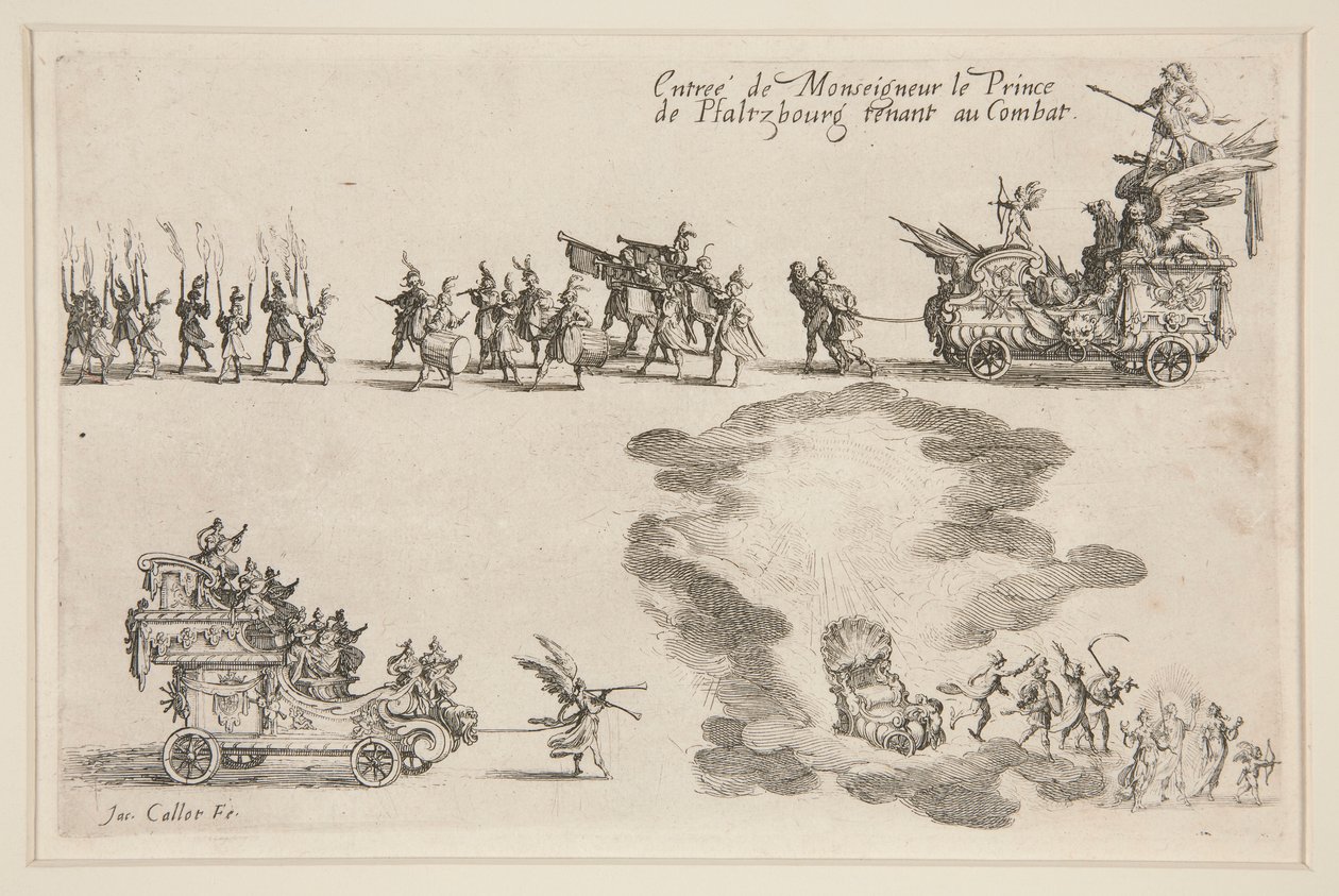 Boj? la Barri?re, Entr?e du Prince de Plaltzbourg od Jacques Callot