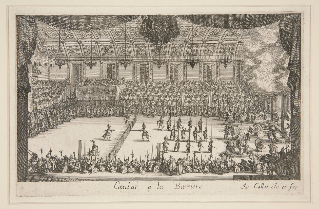 Boj? Bariéra, boj od Jacques Callot