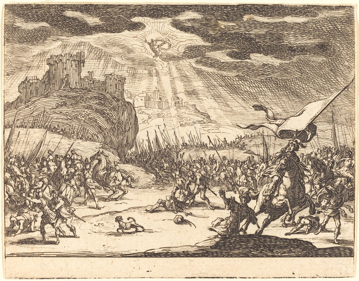 Obrácení Pavla od Jacques Callot