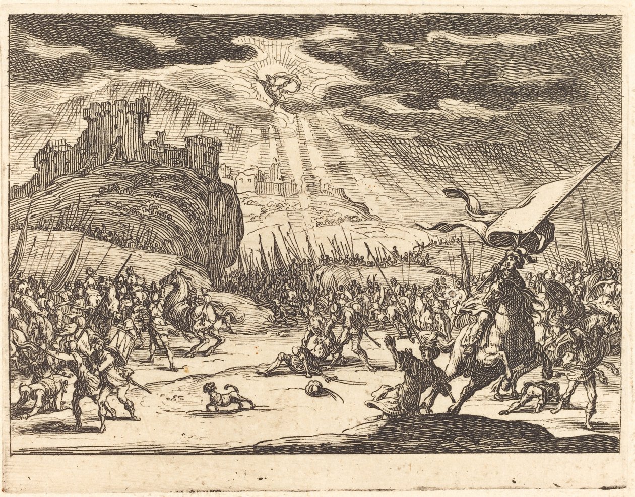 Obrácení Pavla, 1635. od Jacques Callot