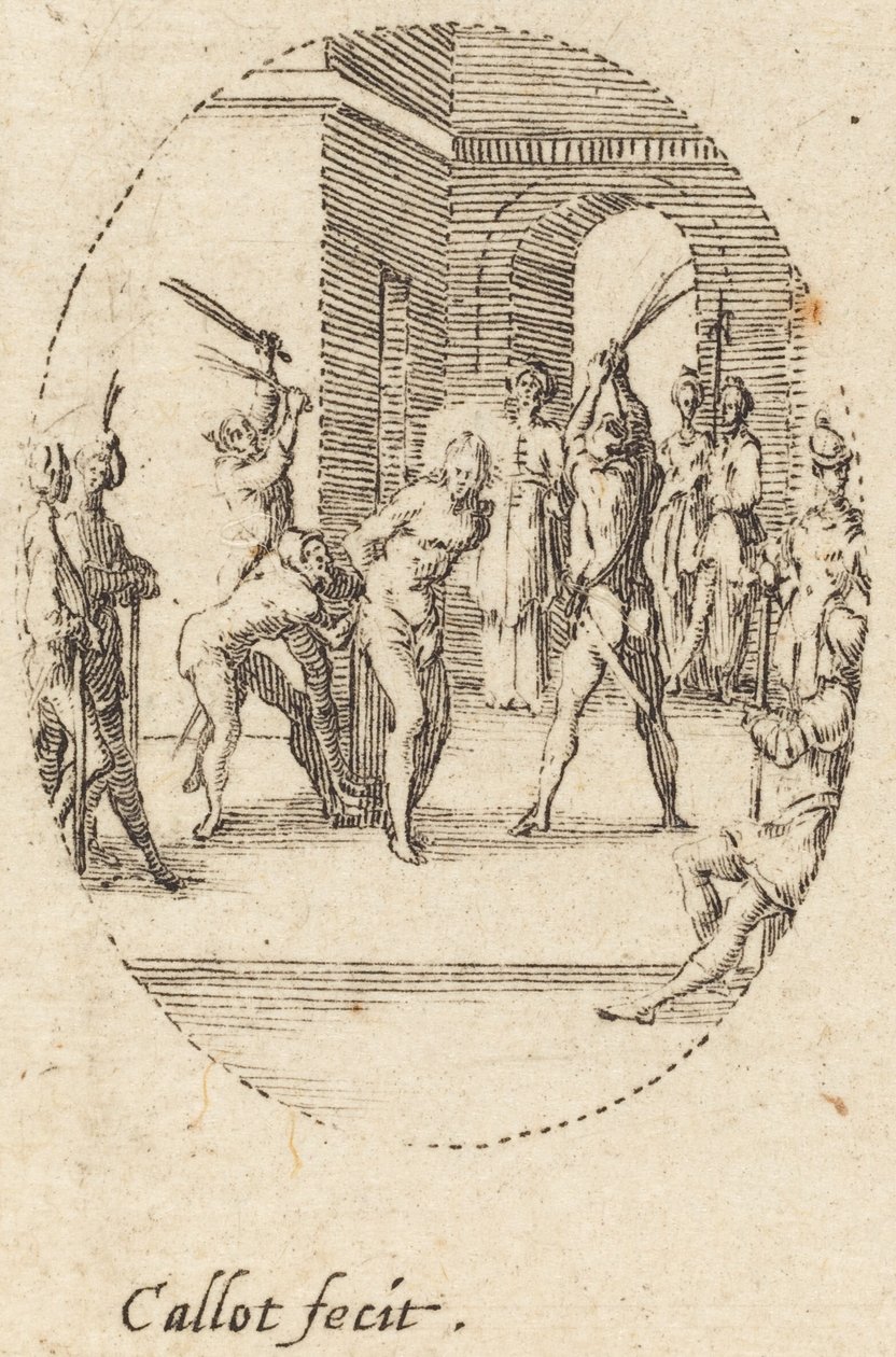 Korunování trním od Jacques Callot