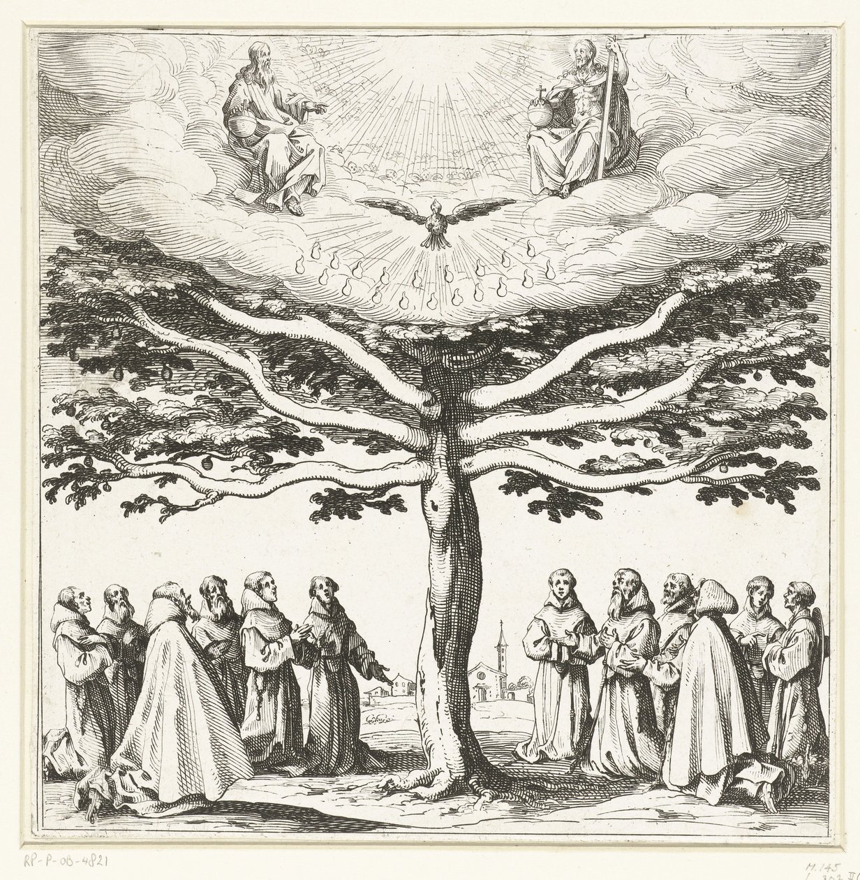 Strom svatého Františka od Jacques Callot
