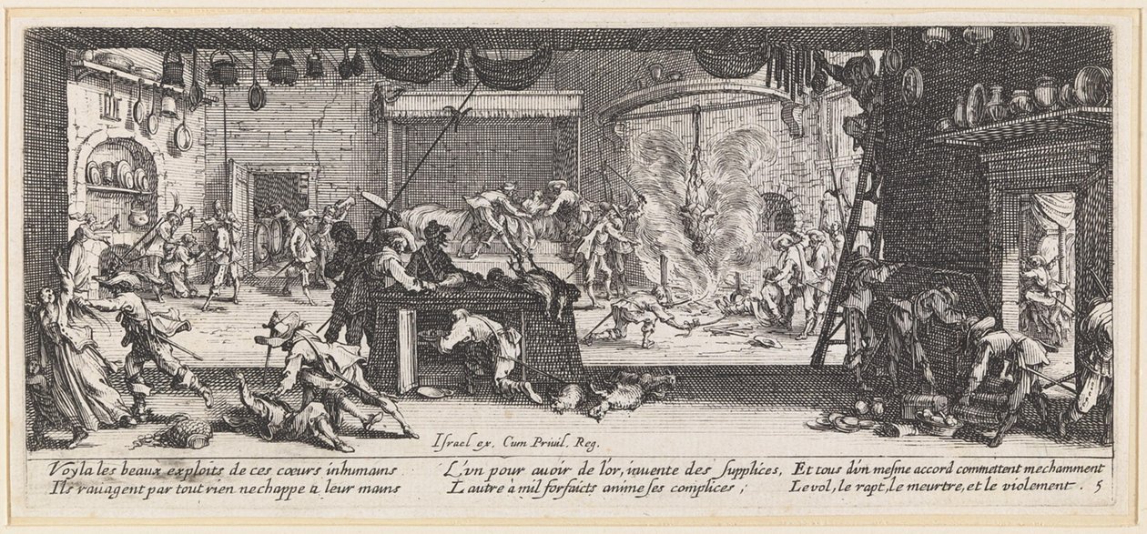 Plundrování od Jacques Callot