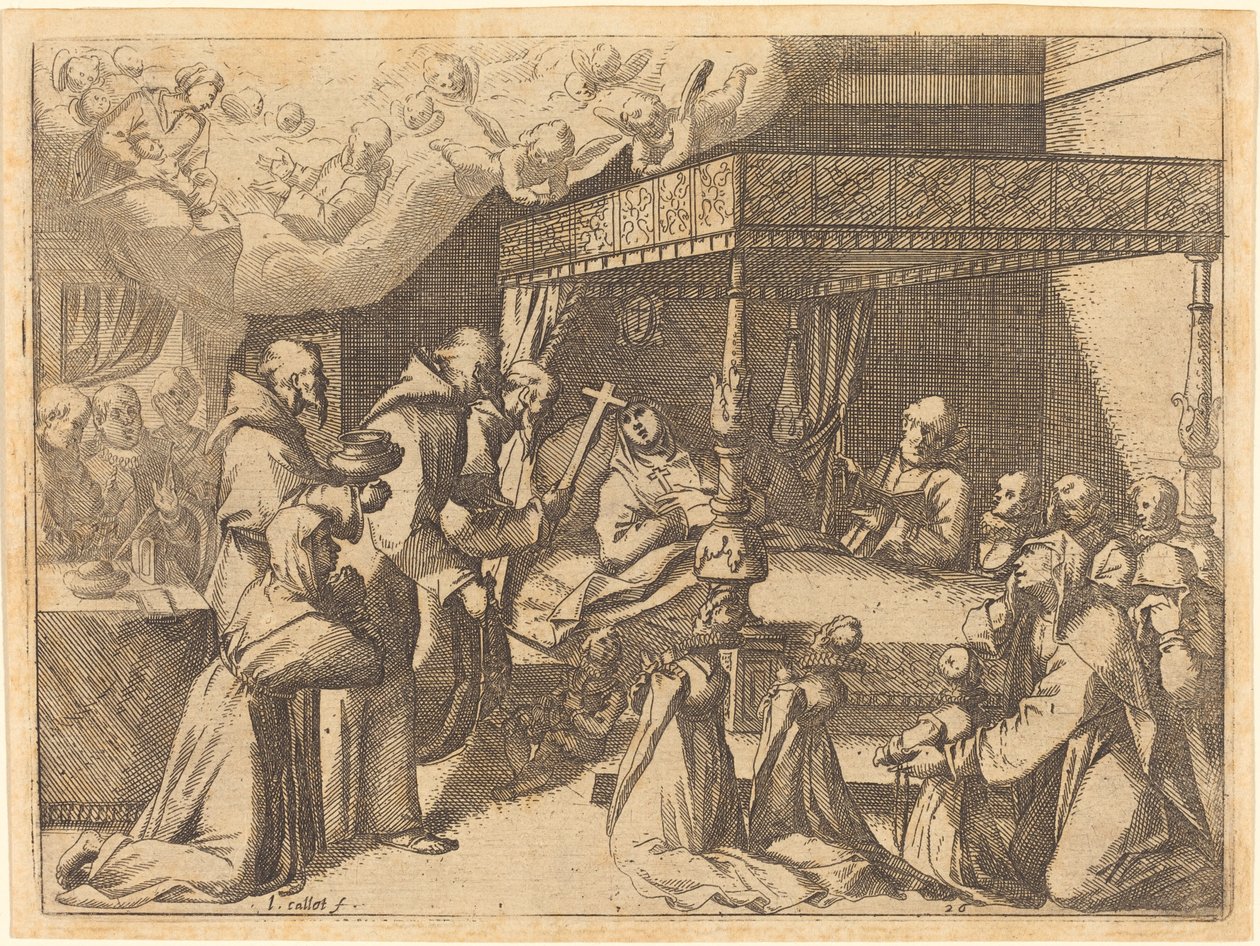 Smrt královny, 1612. od Jacques Callot