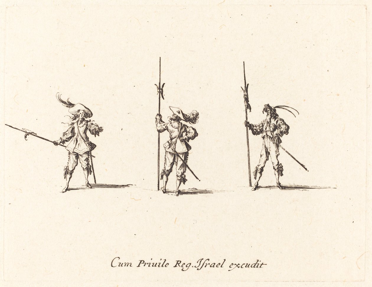 Vrtejte s halapartnami od Jacques Callot