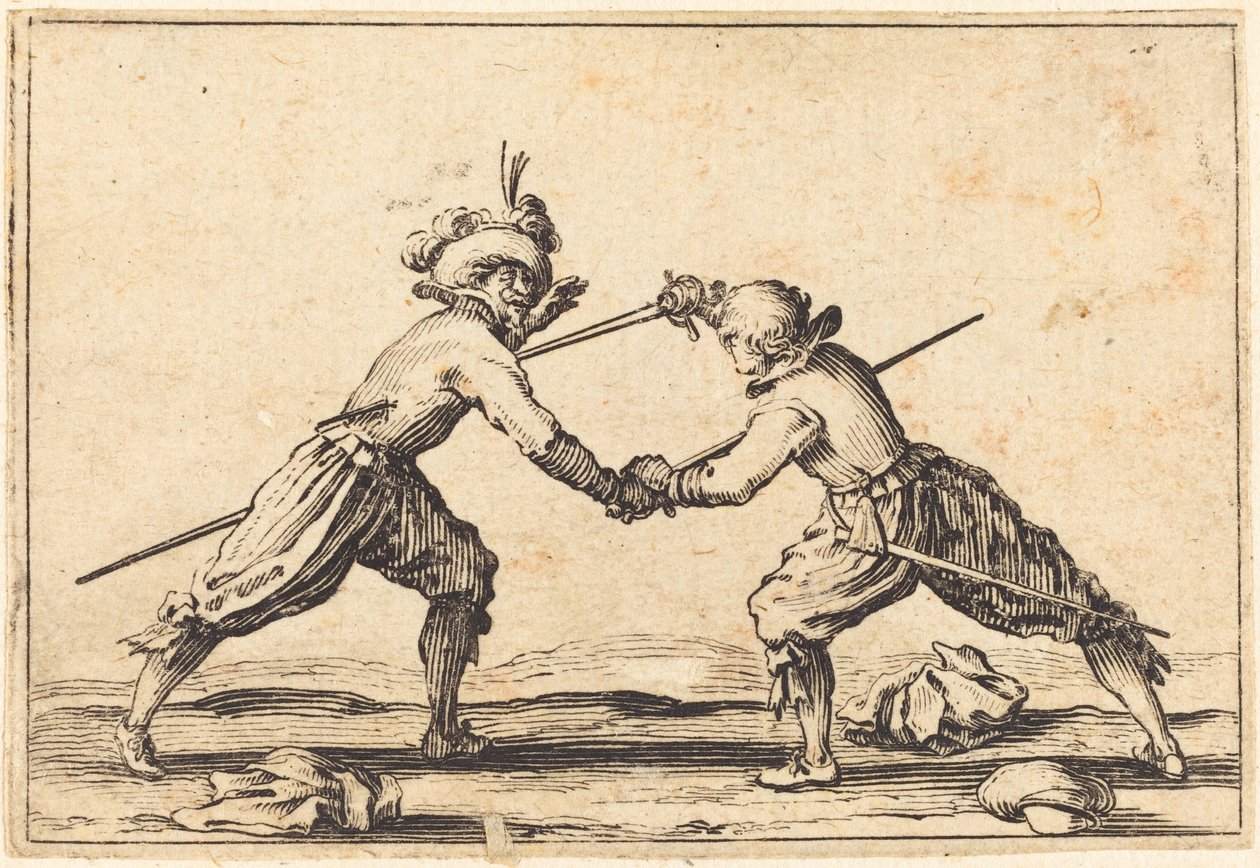 Souboj s meči od Jacques Callot