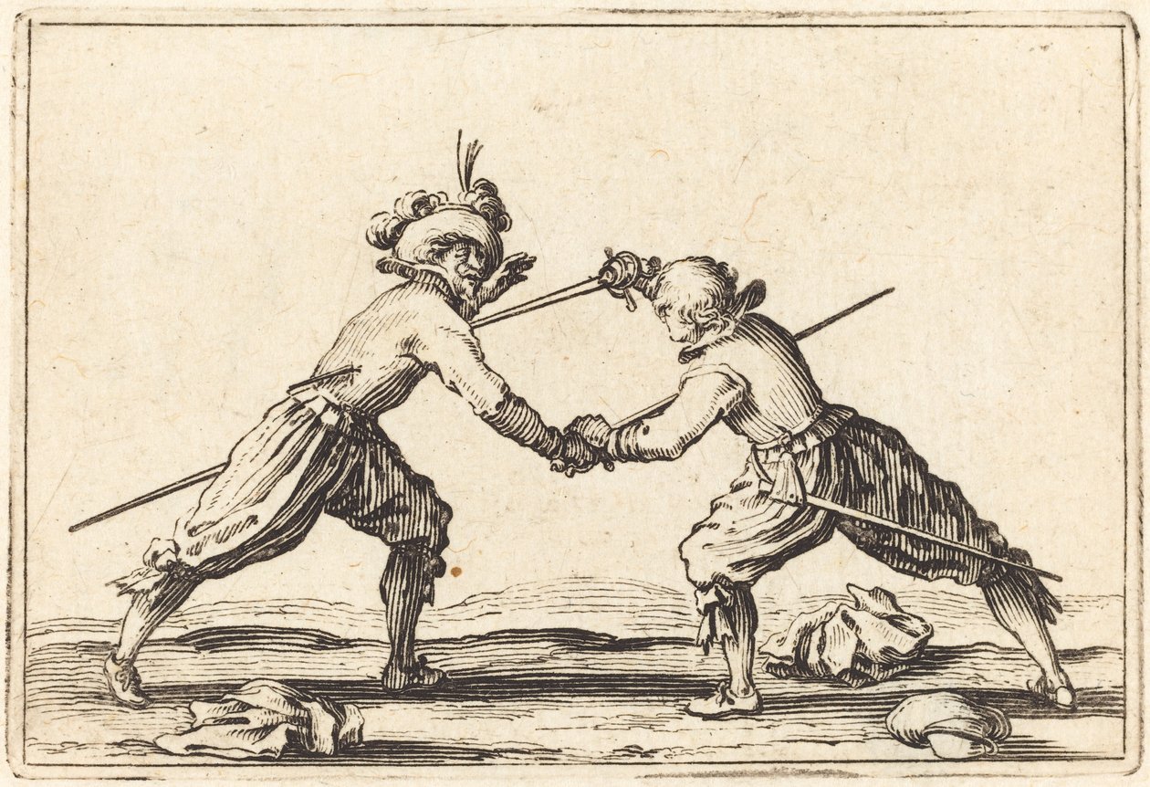 Souboj s meči od Jacques Callot