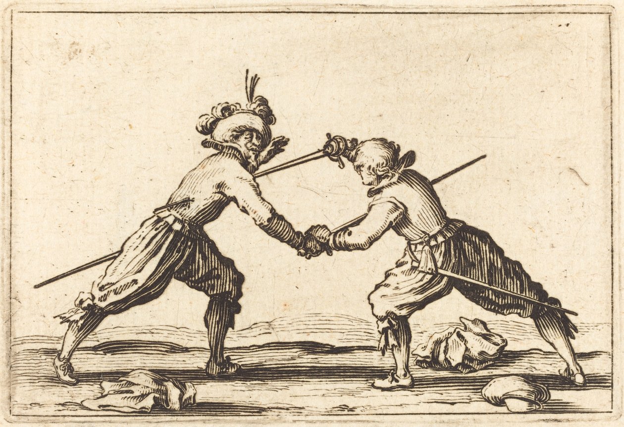 Souboj s meči od Jacques Callot