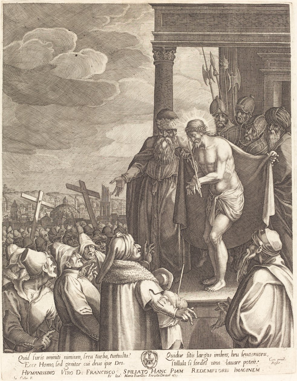 Hle muž, 1613 od Jacques Callot