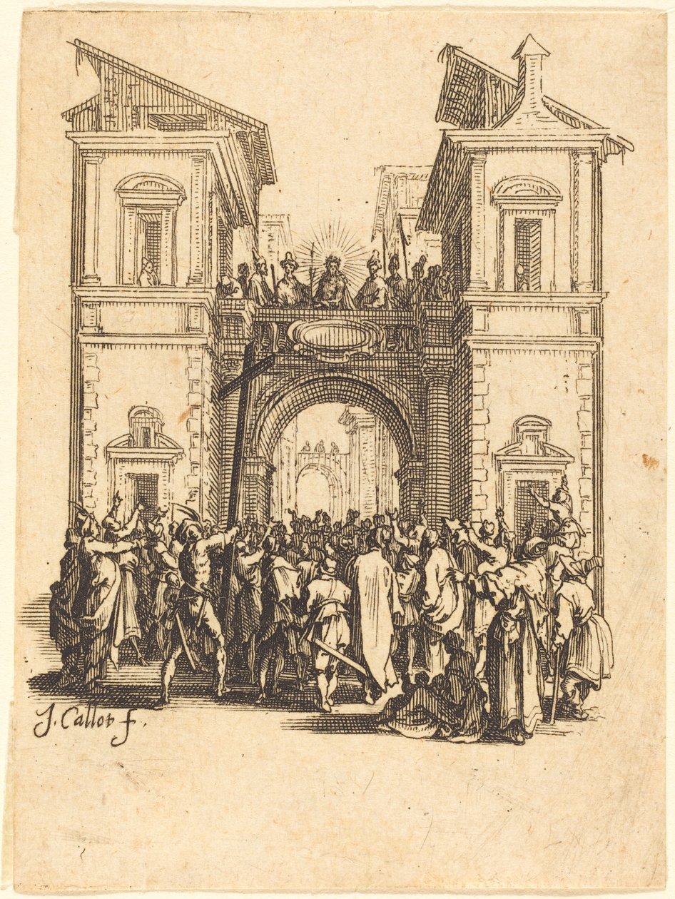 Hle, muž, c. 16241625. od Jacques Callot