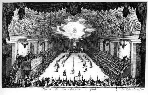 Vchod Jeho Výsosti pěšky od Jacques Callot