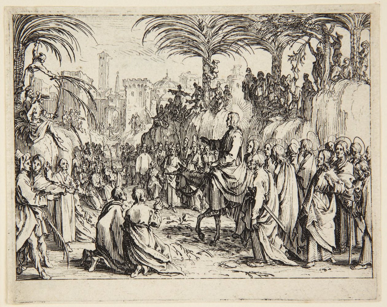 Vjezd do Jeruzaléma od Jacques Callot