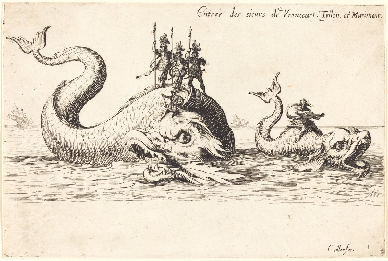 Vstup Mm. de Vroncourt, Tyllon a Marimont od Jacques Callot