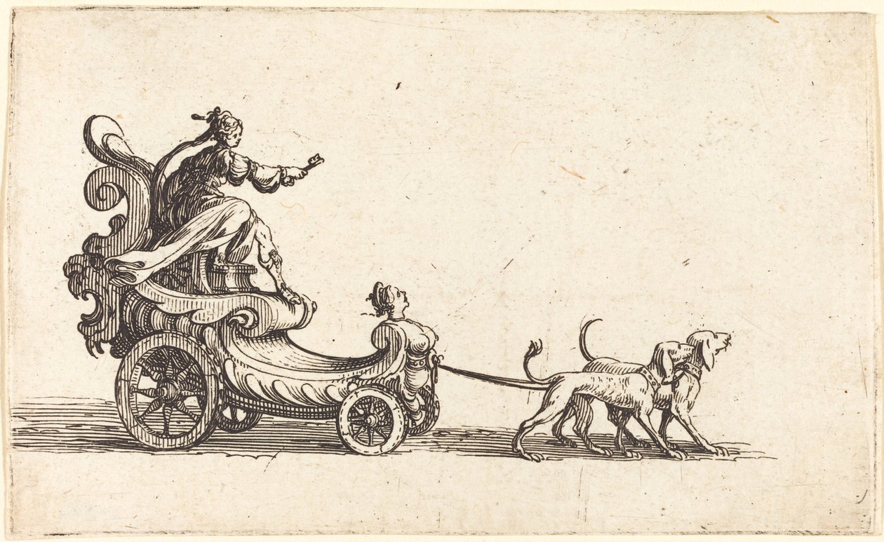 Vstup monseigneura Henryho de Lorraine, markýze de Moy, pod jménem Pirandre od Jacques Callot