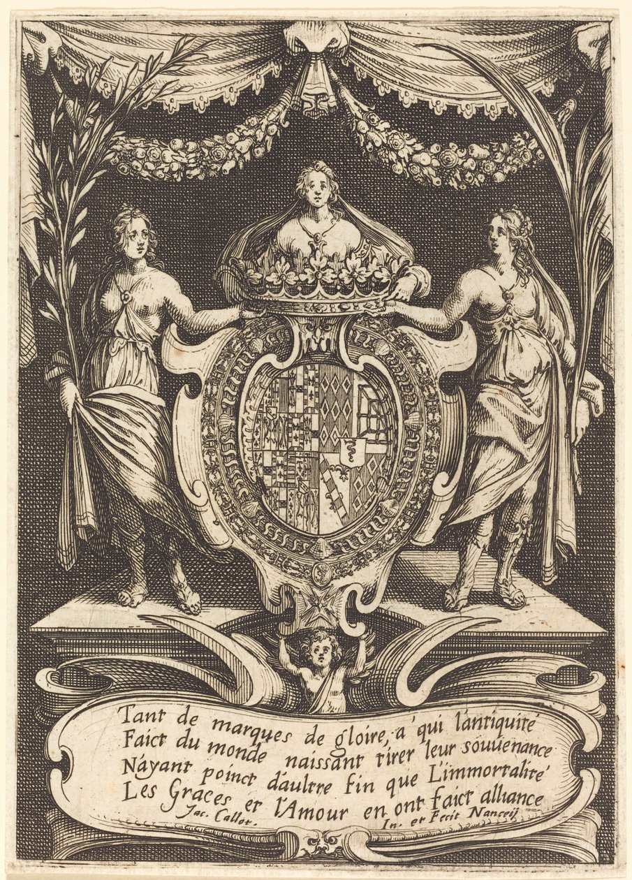 Frontispice pro „Boj na bariéře“ od Jacques Callot