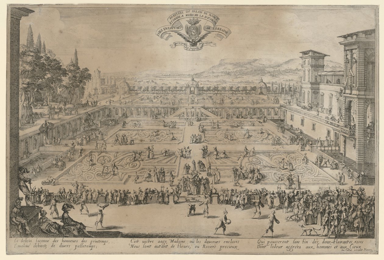 Nancyina zahrada od Jacques Callot