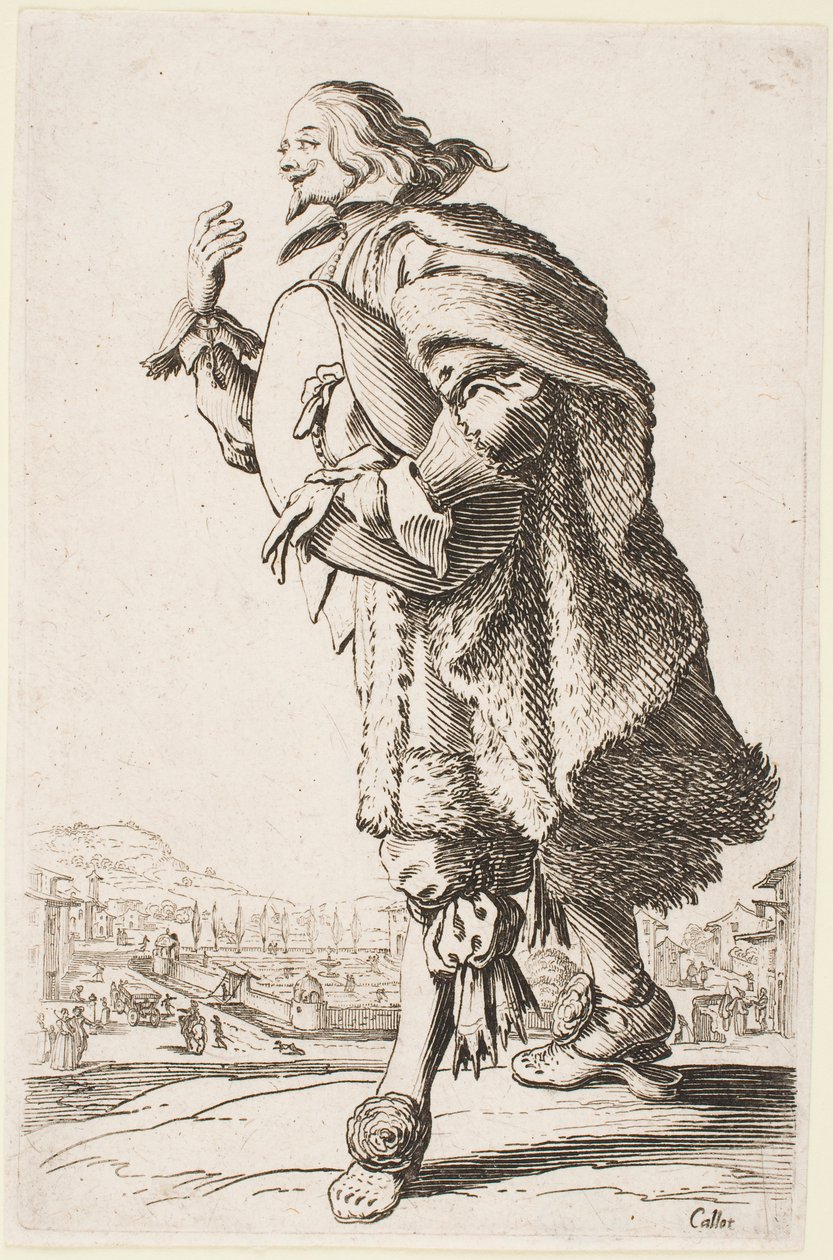 Gentleman Bowing, ze série „The Nobility of Lorraine“ od Jacques Callot