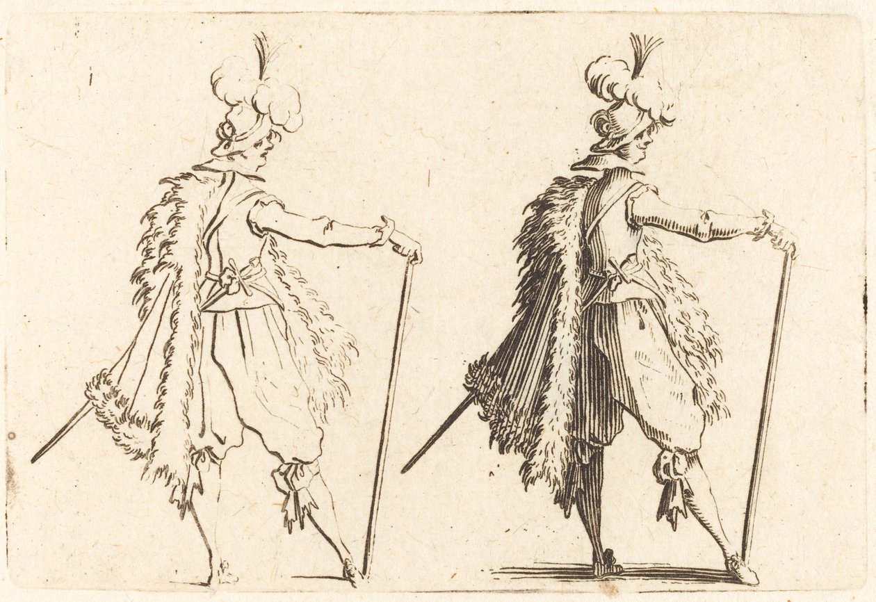 Gentleman s Cane od Jacques Callot