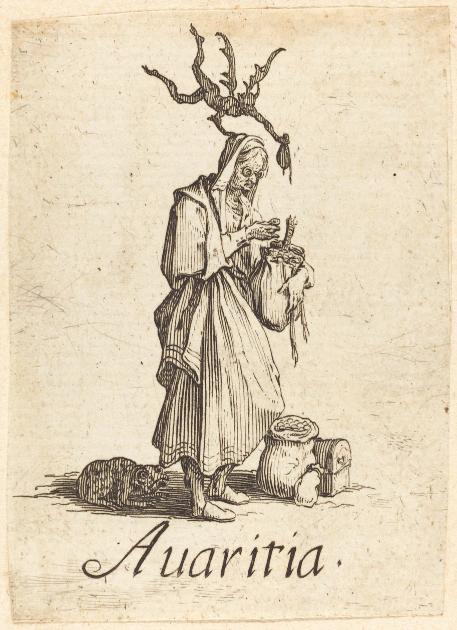 Chamtivost od Jacques Callot