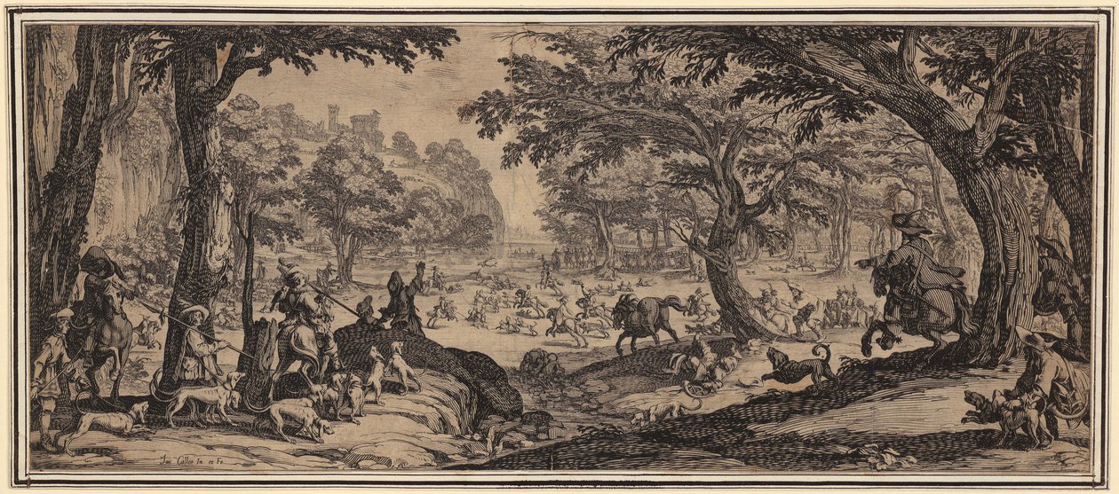 Velký lov od Jacques Callot