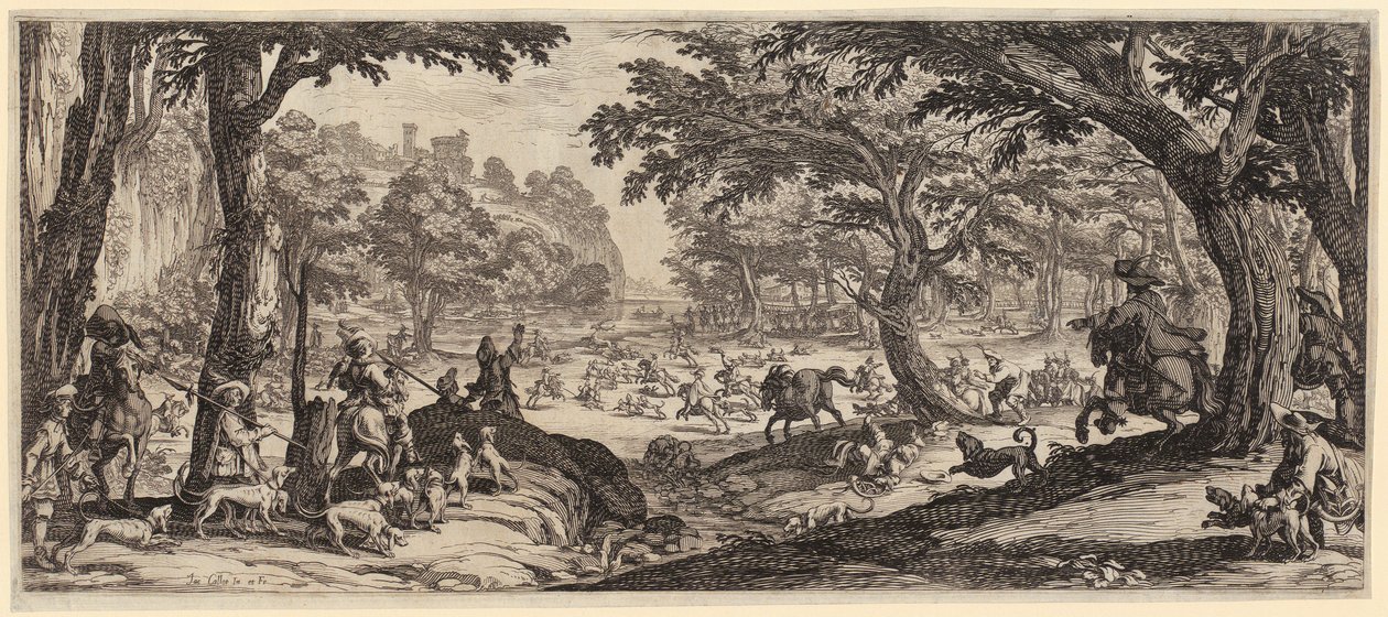 Velký lov od Jacques Callot