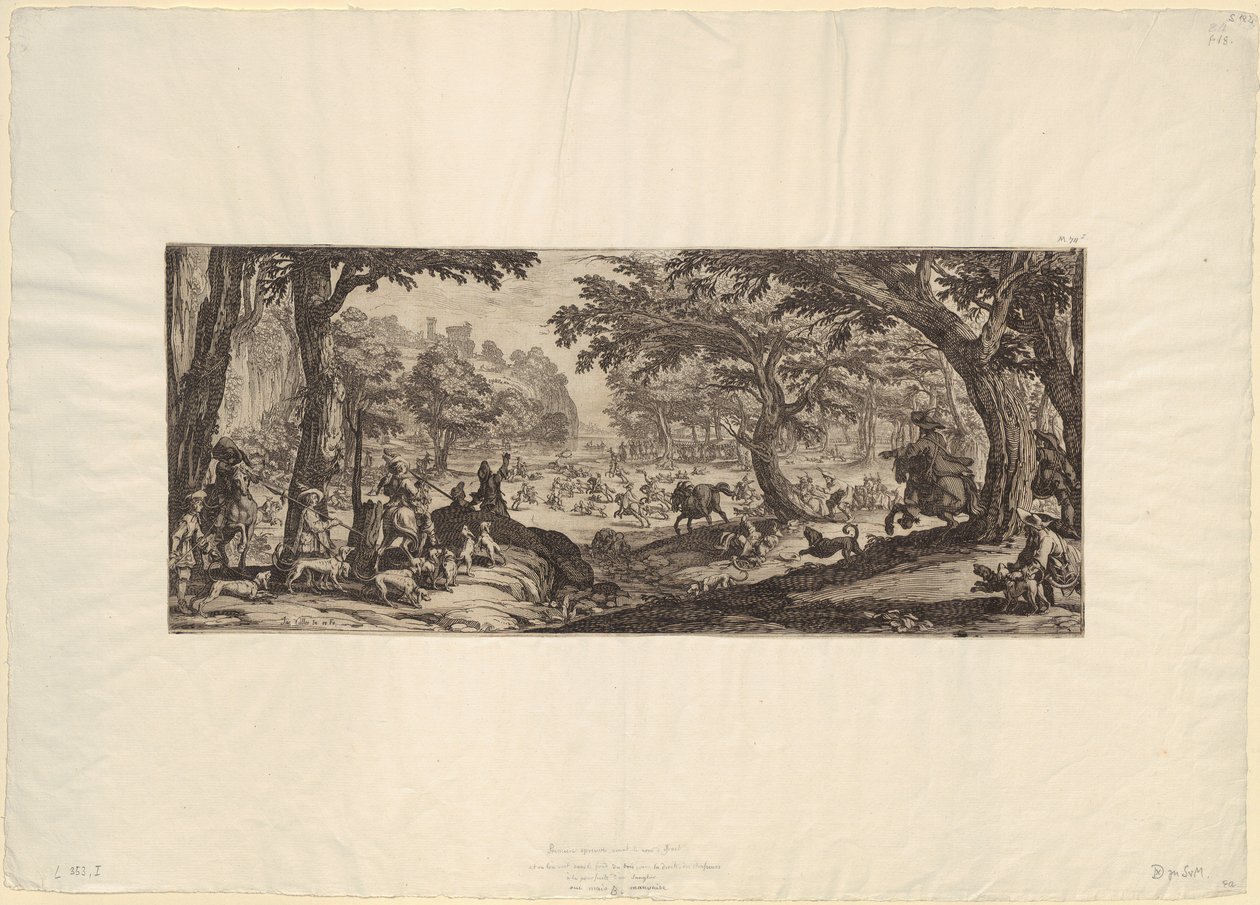 Velký lov od Jacques Callot