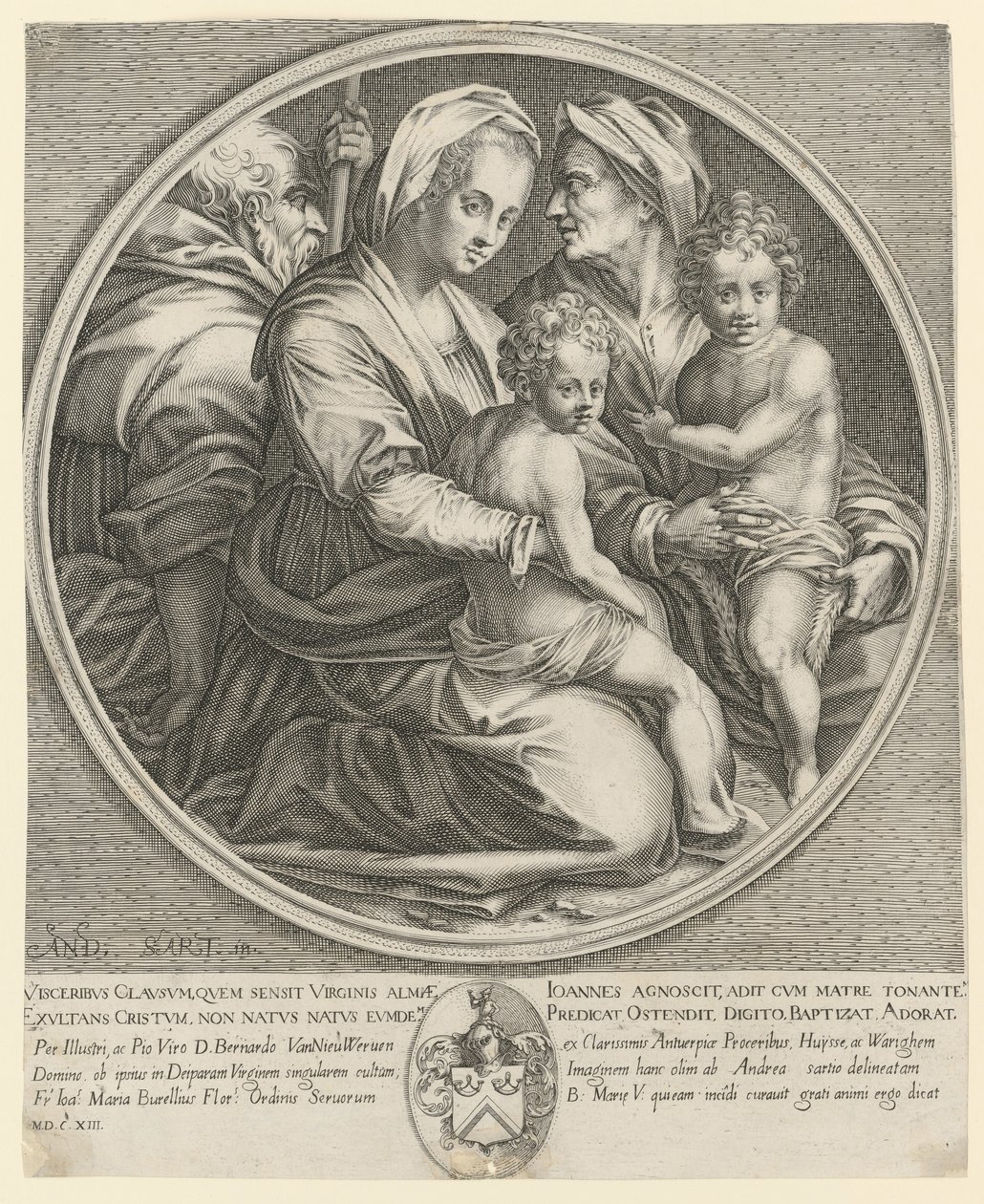 Svatá rodina od Jacques Callot
