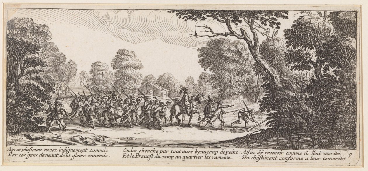 Odvedení vězňů od Jacques Callot