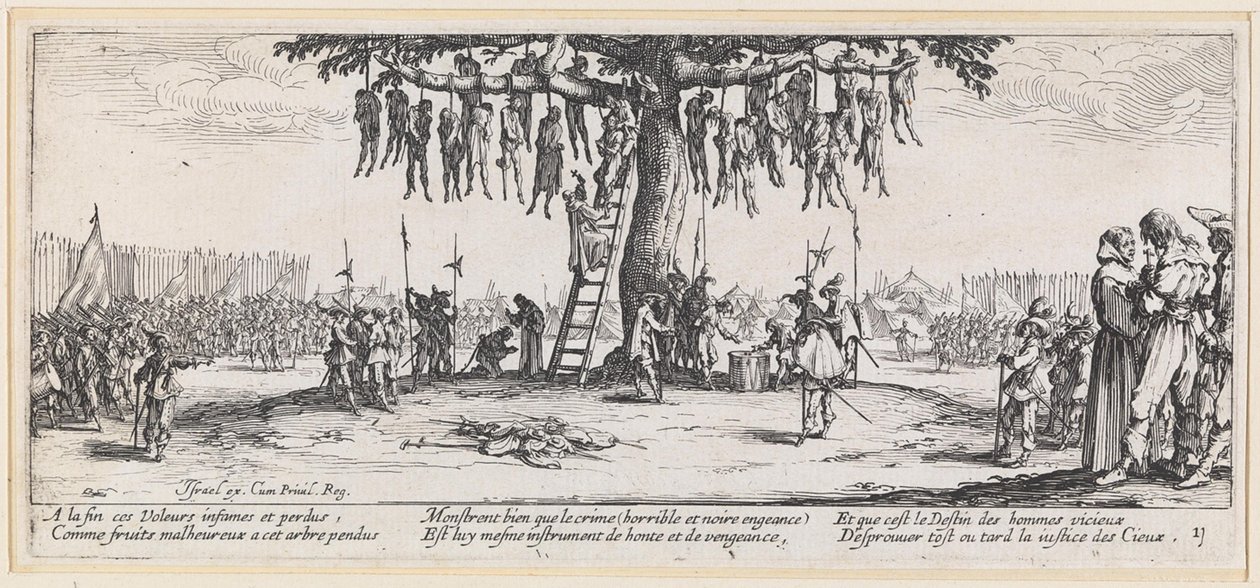 Oběšení od Jacques Callot