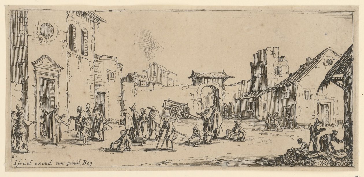 Nemocnice od Jacques Callot