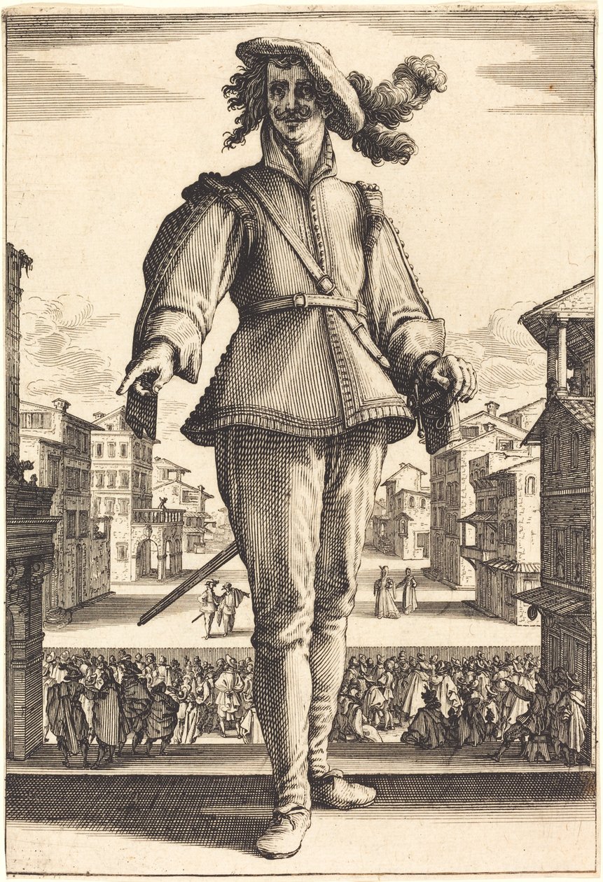 Kapitán nebo Milenec od Jacques Callot
