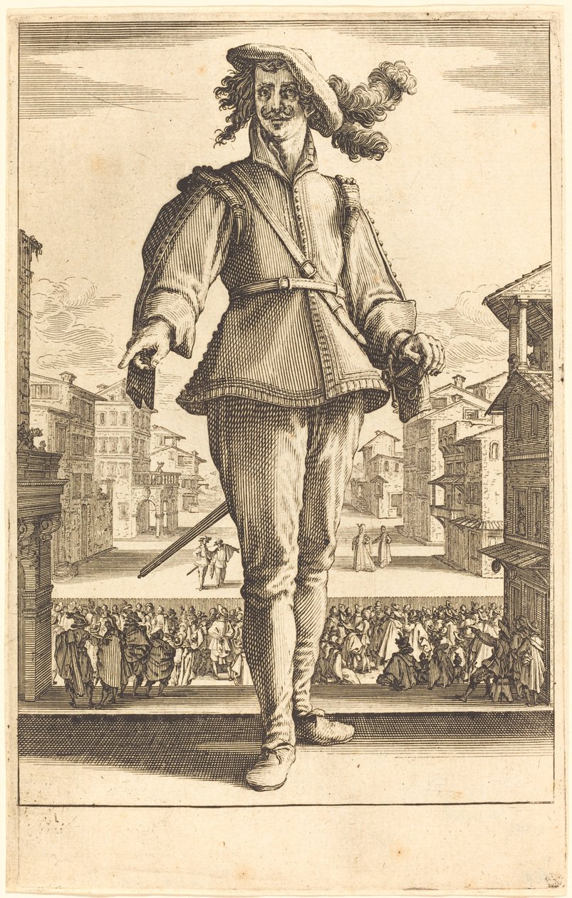Kapitán nebo Milenec od Jacques Callot