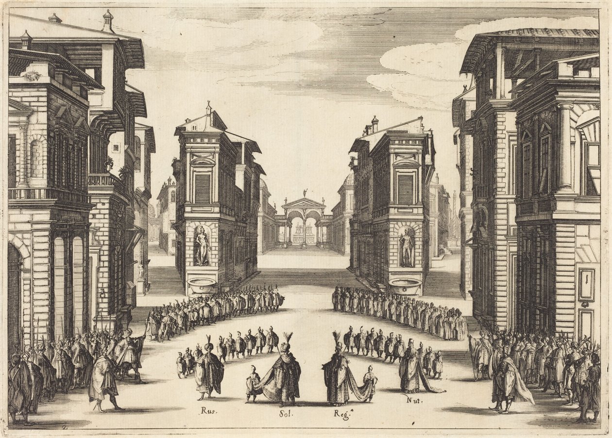 Sulejman, 2. jednání od Jacques Callot