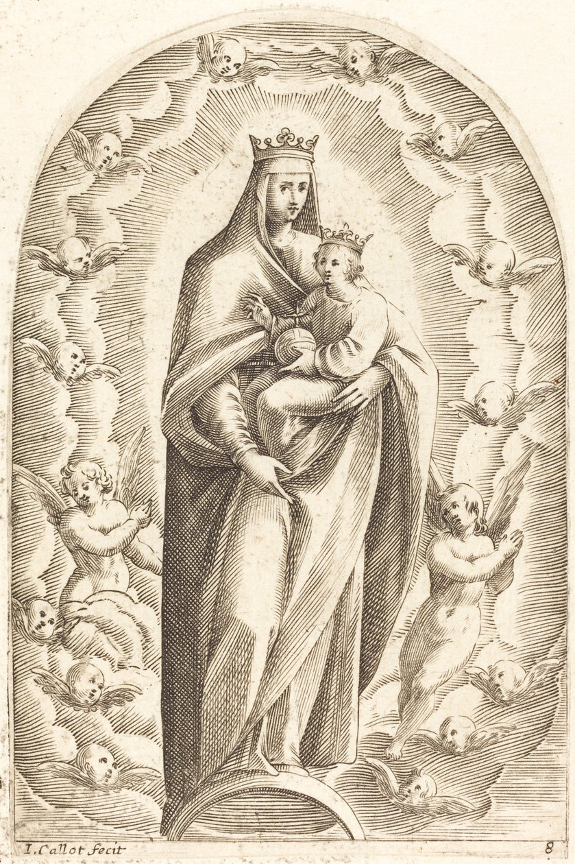 neposkvrněné početí od Jacques Callot