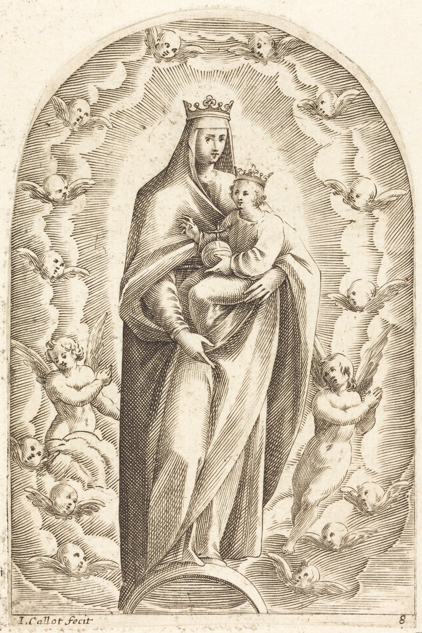 Neposkvrněné početí od Jacques Callot