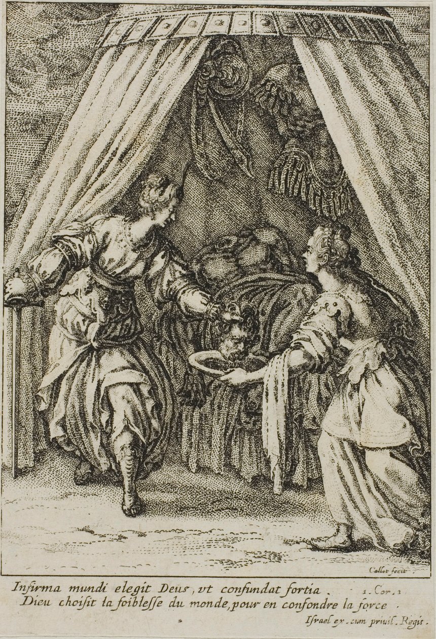 Judita s hlavou Holoferna od Jacques Callot