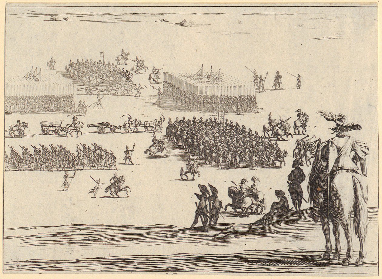 Ukřižování, list 11 ze série „Malé pašije“ od Jacques Callot