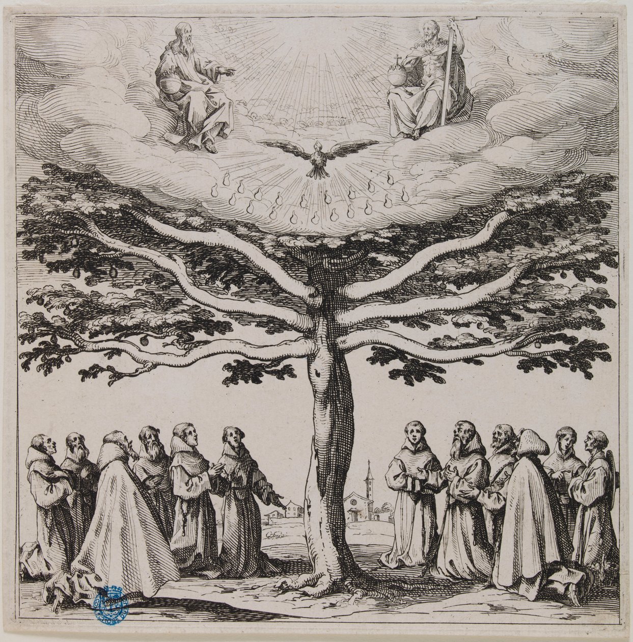 Strom svatého Františka (Lieure 303, Meaume 145) od Jacques Callot
