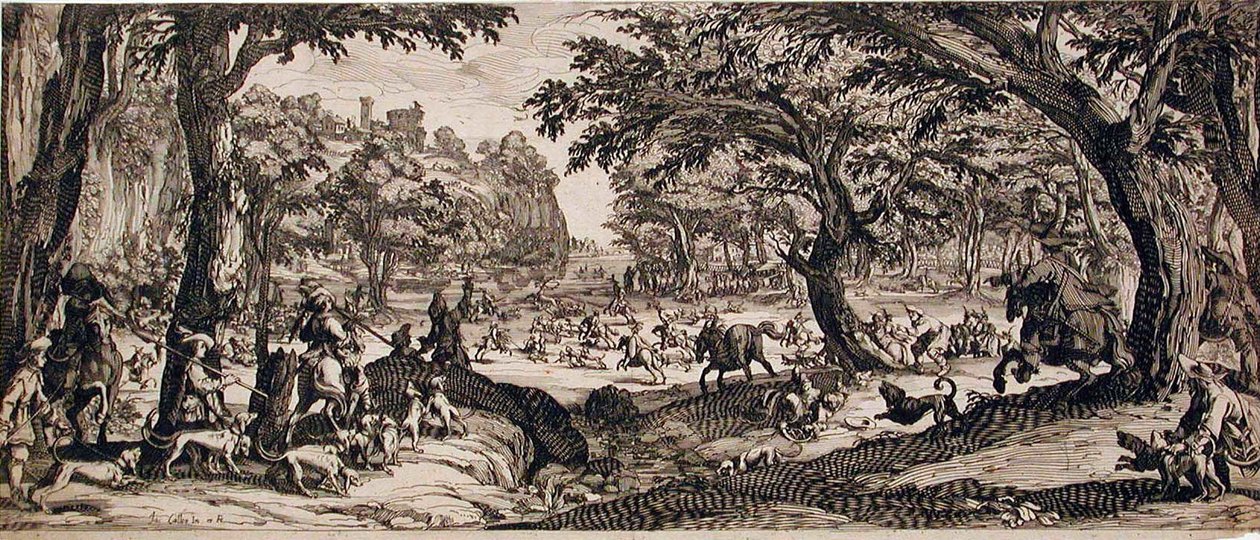 Velký lov od Jacques Callot