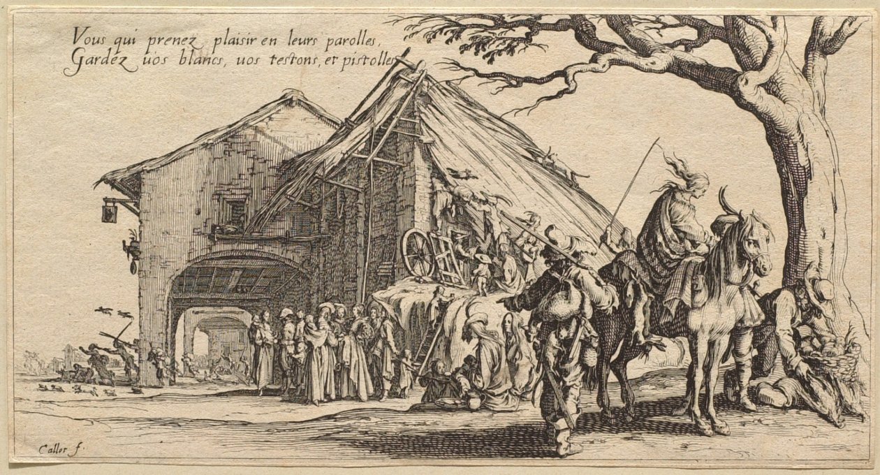 Zastávka cikánů: Věštci od Jacques Callot