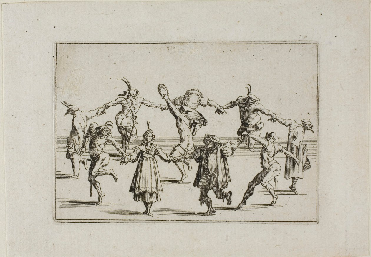 La Ronde (Kruhový tanec) z Capricií od Jacques Callot