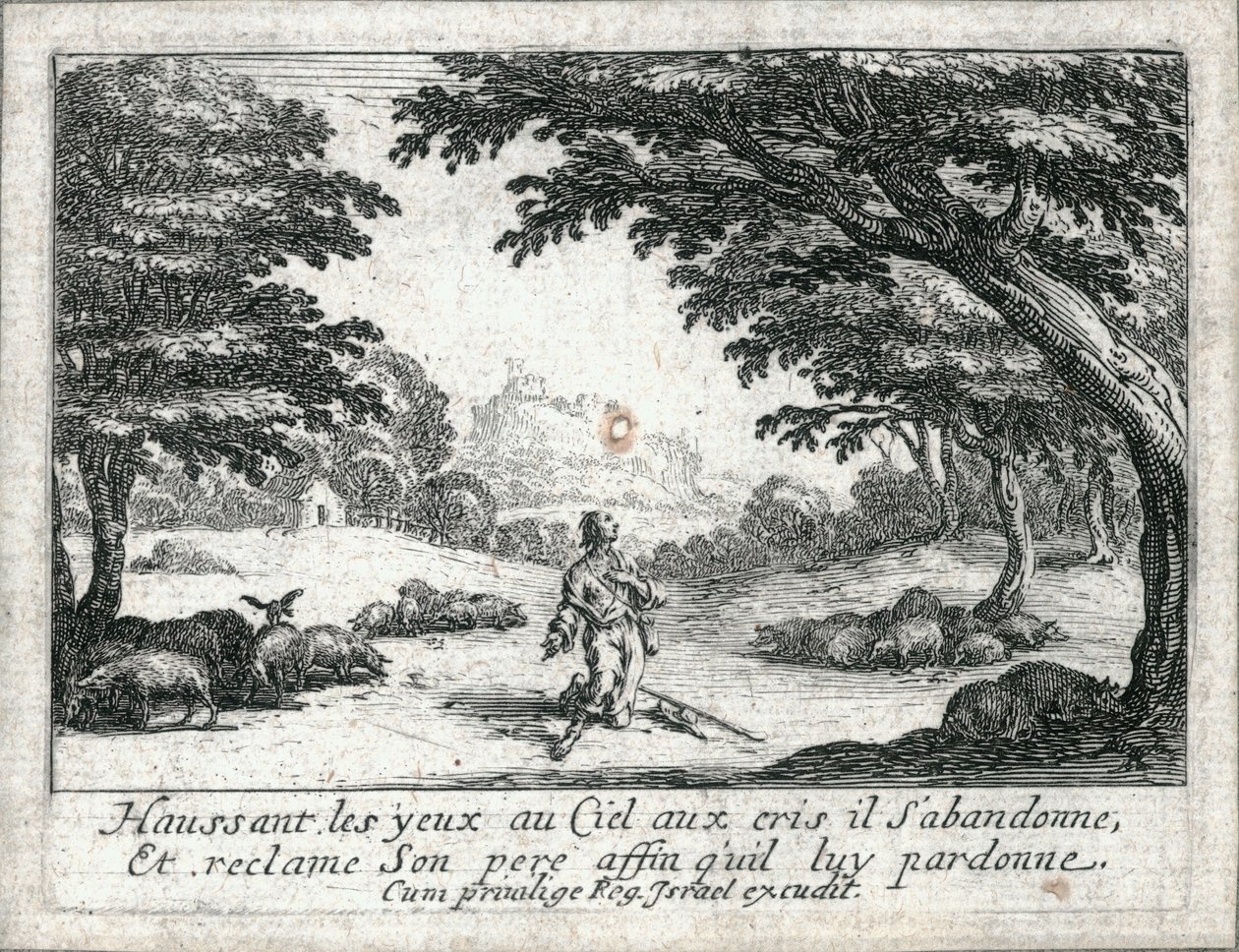 Život marnotratného syna ... (rytina) od Jacques Callot