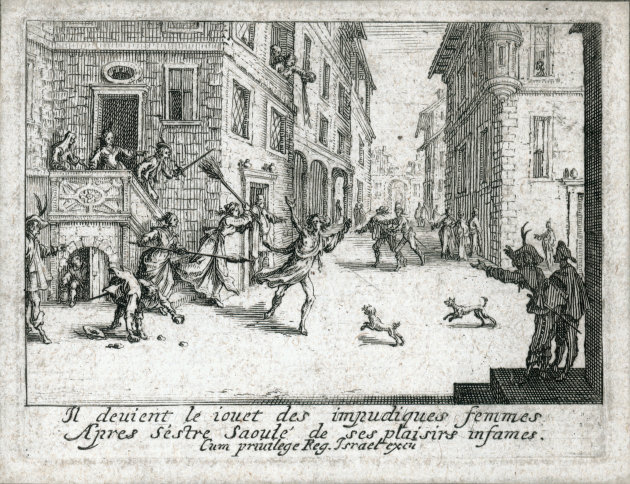 Život marnotratného syna ... (rytina) od Jacques Callot